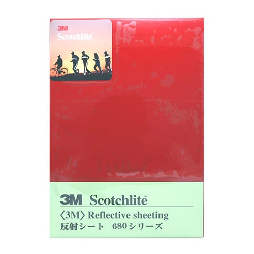 ホースケアプロダクツ 反射シート　680　封入レンズ型 182×257mm　ルビーレッド 680-82S 1枚（ご注文単位1枚）【直送品】