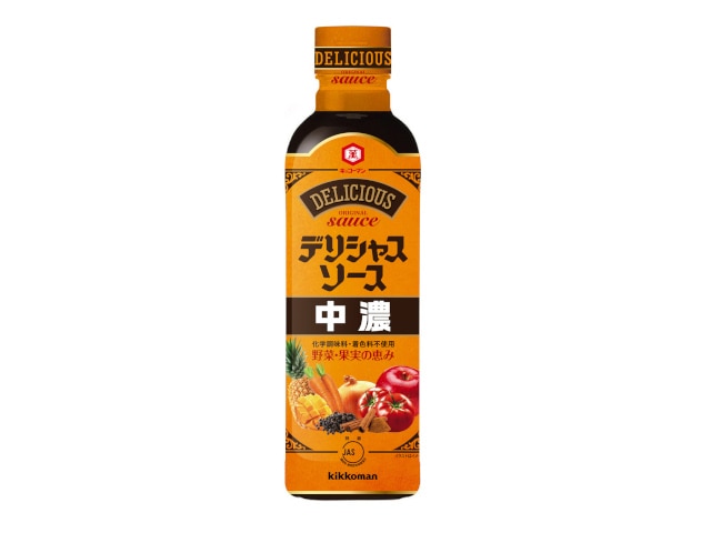 キッコーマンデリシャスソース中濃500ml※軽（ご注文単位20個）【直送品】