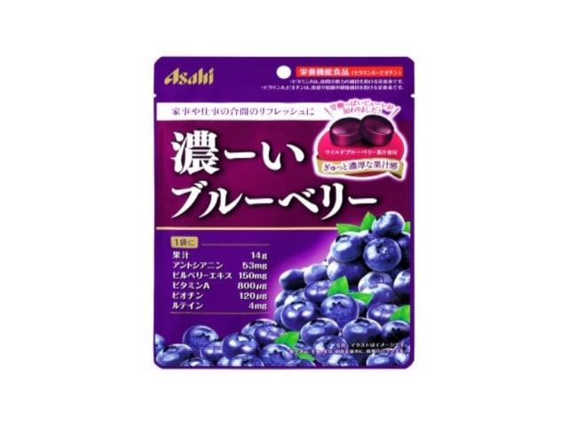 アサヒ濃ーいブルーベリー84g※軽（ご注文単位6個）【直送品】