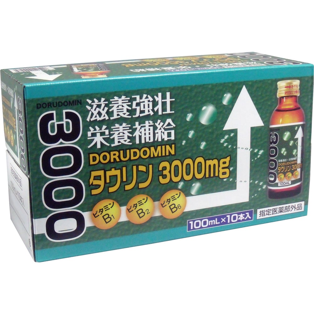 ドルド製薬　ドルドミン タウリン3000mg 100mL×10本セット　1セット（ご注文単位1セット）【直送品】