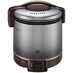 リンナイ　Rinnai ガス炊飯器 炊飯専用タイプ 1.8L（2～10合）都市ガス用 こがまる ダークブラウン RR-100FS(A)(DB) ［1升 /都市ガス12・13A］ 1個（ご注文単位1個）【直送品】