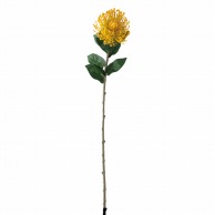 ビバ工芸 造花　ピンクッション イエロー VE4110 1本（ご注文単位1本）【直送品】