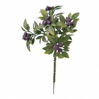 ビバ工芸 造花　ベリーピック ブラック VEG5138 1本（ご注文単位1本）【直送品】