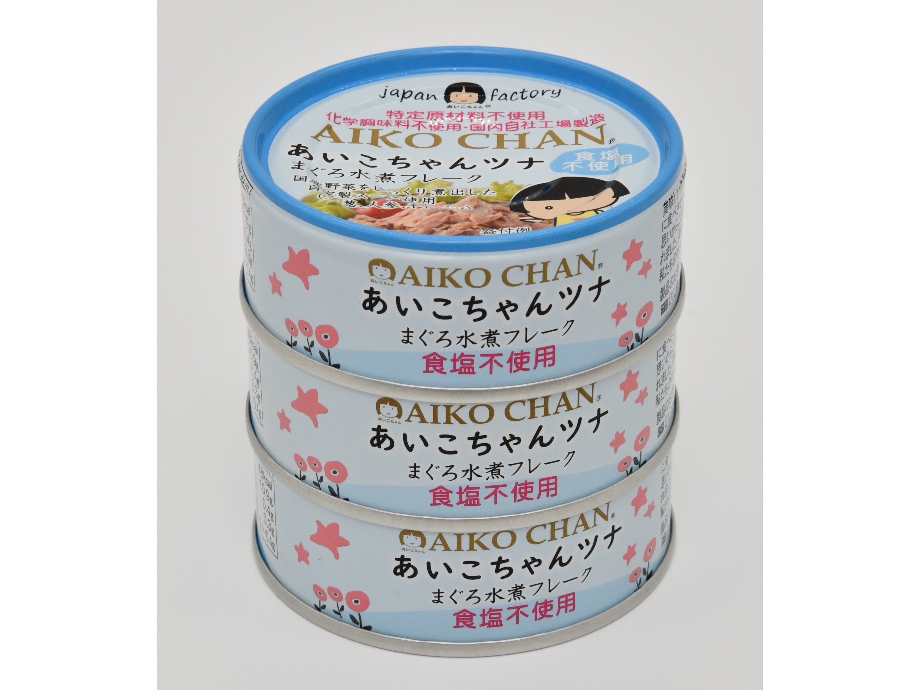 伊藤食品あいこちゃんツナまぐろ水煮食塩不使用70g※軽（ご注文単位12個）【直送品】