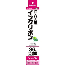 エレコム FAX用インクリボン互換 シャープ UX-NR9G互換   FAXUXNR8G FAXUXNR8G 1個（ご注文単位1個）【直送品】