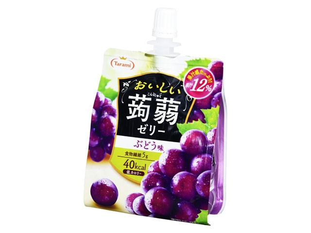 たらみおいしい蒟蒻ゼリーぶどう味150g※軽（ご注文単位6個）【直送品】