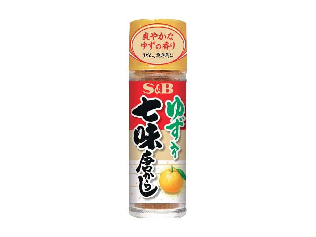 S＆Bゆず入り七味唐辛子瓶14g※軽（ご注文単位10個）【直送品】