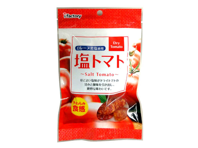 稲葉ピーナツアイファクトリー塩トマト65g※軽（ご注文単位12個）【直送品】