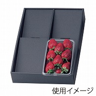 ヤマニパッケージ ディスプレイボックス 2段　黒 L-2010BL 10枚/束（ご注文単位5束）【直送品】