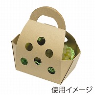 ヤマニパッケージ クラフト手提箱 小 L-2479 10枚/束（ご注文単位10束）【直送品】