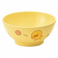 メラミン　子供食器　ひよこぐみ 飯茶碗（身）イエロー　J5BHIY  1個（ご注文単位1個）【直送品】