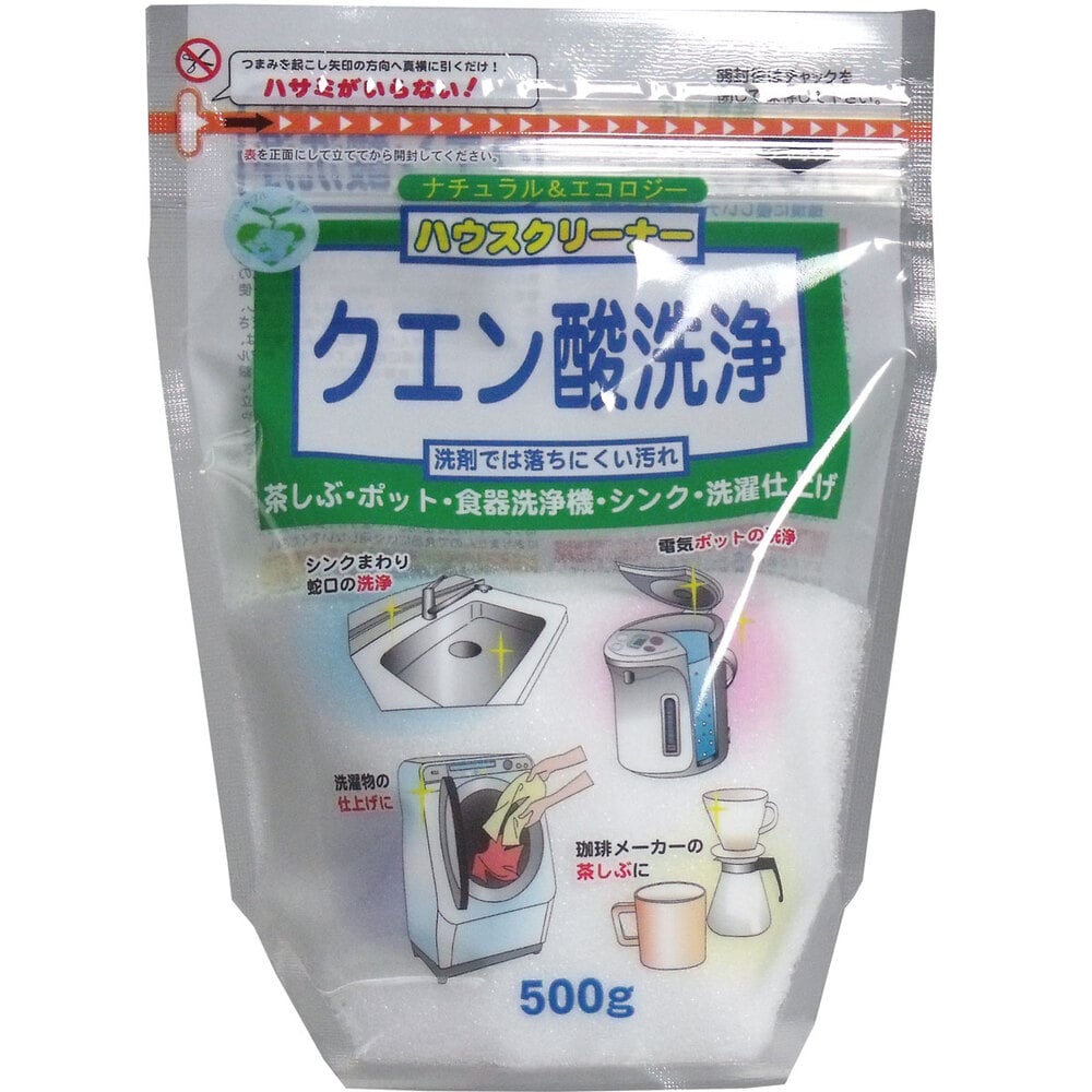 トーヤク　クエン酸洗浄 500g　1個（ご注文単位1個）【直送品】