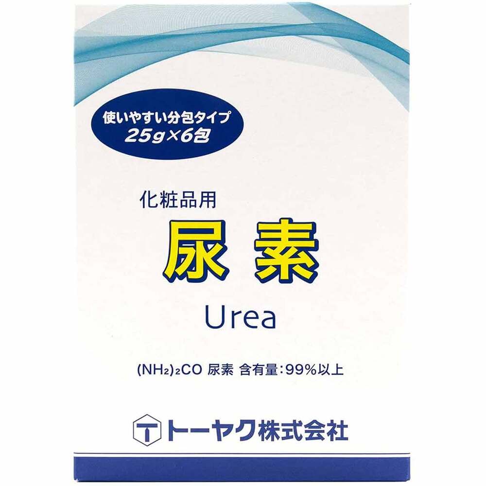 トーヤク　化粧品用 尿素 25g×6包入　1箱（ご注文単位1箱）【直送品】