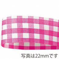 青山 リボン　ギンガムチェック　6740 36×46 #14 1巻（ご注文単位1巻）【直送品】