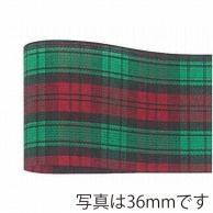 青山 リボン　タータンチェック　6741 22×46 #　76 1巻（ご注文単位1巻）【直送品】