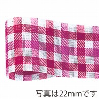 青山 リボン　キャンディーチェック　1443 13×25 #15 1巻（ご注文単位1巻）【直送品】