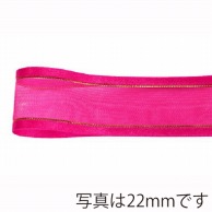 青山 リボン　シェアサテン　ゴールドエッジ　0508 10×30 #15 1巻（ご注文単位1巻）【直送品】