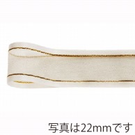 青山 リボン　シェアサテン　ゴールドエッジ　0508 10×30 #19 1巻（ご注文単位1巻）【直送品】