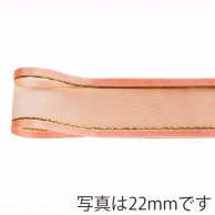 青山 リボン　シェアサテン　ゴールドエッジ　0508 10×30 #20 1巻（ご注文単位1巻）【直送品】