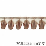 青山 リボン　コルダサテンフリル　2115 40×3 #19 1巻（ご注文単位1巻）【直送品】