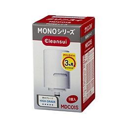 三菱ケミカルクリンスイ　MITSUBISHI　CHEMICAL 交換用カートリッジ MONOシリーズ クリンスイ ホワイト MDC01S ［1個］ 1個（ご注文単位1個）【直送品】