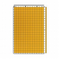 共栄プラスチック カラー方眼下敷 A5判 イエロー CPK-A5-Y 1枚（ご注文単位5枚）【直送品】