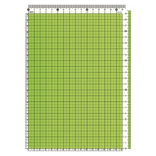 CPK-B5-G カラー方眼下敷　B5判　グリーン 1枚 (ご注文単位1枚)【直送品】