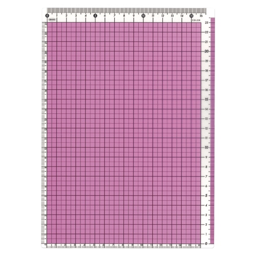 CPK-B5-P カラー方眼下敷　B5判　ピンク 1枚 (ご注文単位1枚)【直送品】