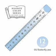 共栄プラスチック ニュアンスカラー定規 12cm カラー05 バタフライピー NJ-12-05 1本（ご注文単位5本）【直送品】