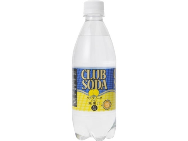 友桝飲料クラブソーダレモンペット500ml※軽（ご注文単位24個）【直送品】