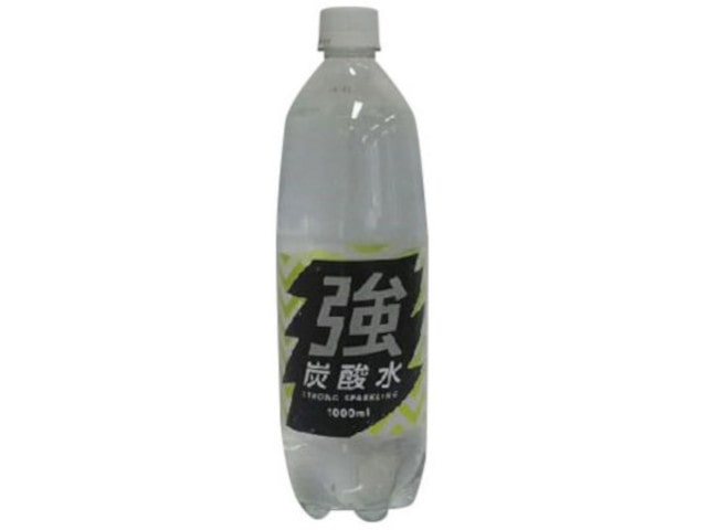 友桝飲料強炭酸水ペット1L※軽（ご注文単位15個）【直送品】