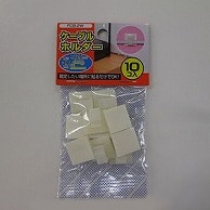 ヤザワコーポレーション 配線用品 ケーブルホルダー 中 白 10個入 FCB2W 1パック（ご注文単位1パック）【直送品】