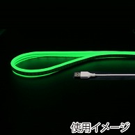 ヤザワコーポレーション LEDネオンチューブライト 2m グリーン NTL012GR 1個（ご注文単位1個）【直送品】