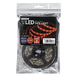 ヤザワ テープライト　レッド　2m　LED　TPL012RD TPL012RD 1個（ご注文単位1個）【直送品】