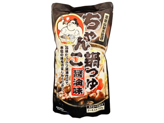 桃宝食品芝田山親方監修ちゃんこ鍋つゆ醤油味750g※軽（ご注文単位12個）【直送品】