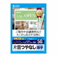 サンワサプライ インクジェットファイン用紙 A4 JP-EM2NA4N2 1個（ご注文単位1個）【直送品】