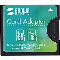 サンワサプライ ADR-MCCF 変換アダプタ   ［microSD⇒コンパクトフラッシュ］ ADRMCCF 1個（ご注文単位1個）【直送品】