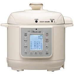 ワンダーシェフ　Wonder　chef マイコン電気圧力鍋 楽ポンヌージュ 3L 1個（ご注文単位1個）【直送品】