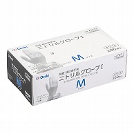 オオサキメディカル ニトリルグローブ1 ホワイト　M　200枚入 412128 1箱（ご注文単位10箱）【直送品】