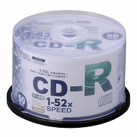 オーム電機 PC-M52XCRD50S 01-0742 CD-R 52倍速対応 データ用 50枚 スピンドル入（ご注文単位1袋）【直送品】