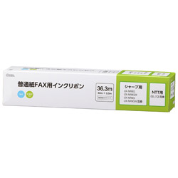 オーム電機 普通紙FAXインクリボン S-SH2タイプ 1本入 36.3m OAI-FHD36S OAIFHD36S 1個（ご注文単位1個）【直送品】