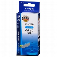 オーム電機 INK-EITHB-C 01-4302 エプソン互換 イチョウ シアン（ご注文単位1袋）【直送品】