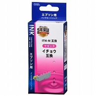 オーム電機 INK-EITHB-M 01-4303 エプソン互換 イチョウ マゼンタ（ご注文単位1袋）【直送品】