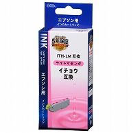 オーム電機 INK-EITHB-LM 01-4306 エプソン互換 イチョウ ライトマゼンタ（ご注文単位1袋）【直送品】