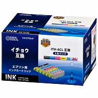 オーム電機 INK-EITHB-6P 01-4307 エプソン互換 イチョウ 6色パック（ご注文単位1袋）【直送品】