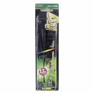 オーム電機 VIS-C7508 01-7508 AC電源コード 1.7m（ご注文単位1袋）【直送品】