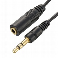 オーム電機 AUD-C210N 03-2727 AudioCommオーディオ延長コード φ3.5mmステレオミニプラグ用 1m（ご注文単位1袋）【直送品】