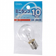 オーム電機 LB-S3710-C 04-6608 ミニランプ S35型 E17/10W クリア（ご注文単位1袋）【直送品】