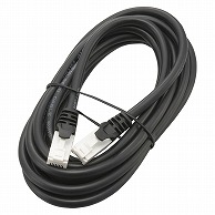 オーム電機 PC-N6A30-K 05-1072 つめが折れないLANケーブル CAT6A 3m（ご注文単位1袋）【直送品】