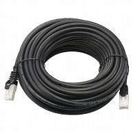 オーム電機 PC-N6A150-K 05-1075 つめが折れないLANケーブル CAT6A 15m（ご注文単位1袋）【直送品】